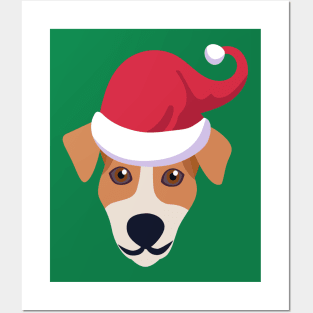 Funny Jack Russell Terrier Dog Christmas 2020 Dog Lover Christmas Posters and Art